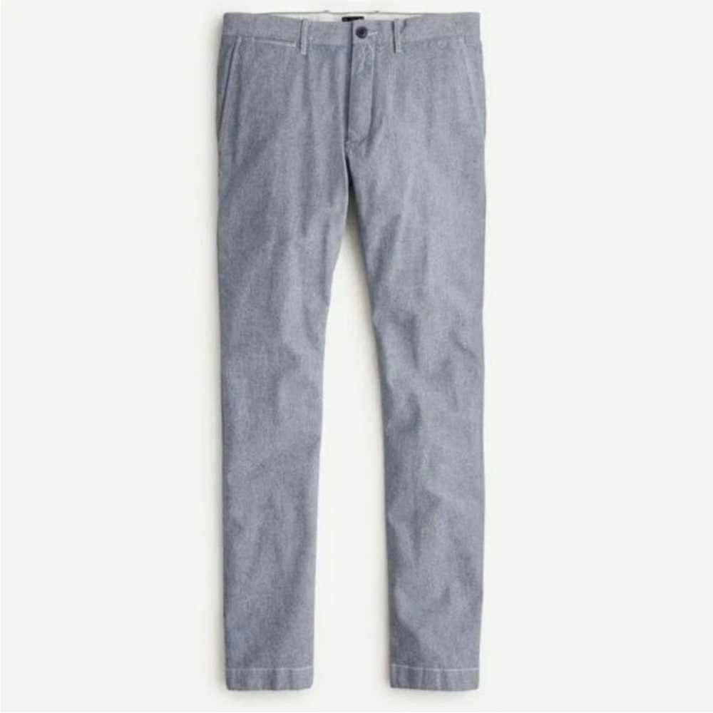 J. Crew Men’s Slim-Fit Chino Pant In Stretch Chambray Size W 31 L32. Style L0716